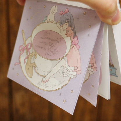 Kira Imai x Raimu Taya Block Memo - Dancing with moon light - cozyca products - Default Title by Techo Treats Stationery