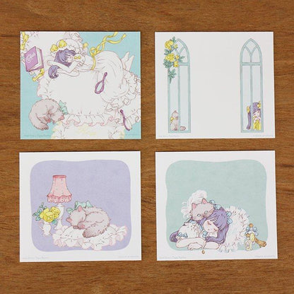 Kira Imai x Raimu Taya Block Memo - Sweet dream with cat - cozyca products - Default Title by Techo Treats Stationery
