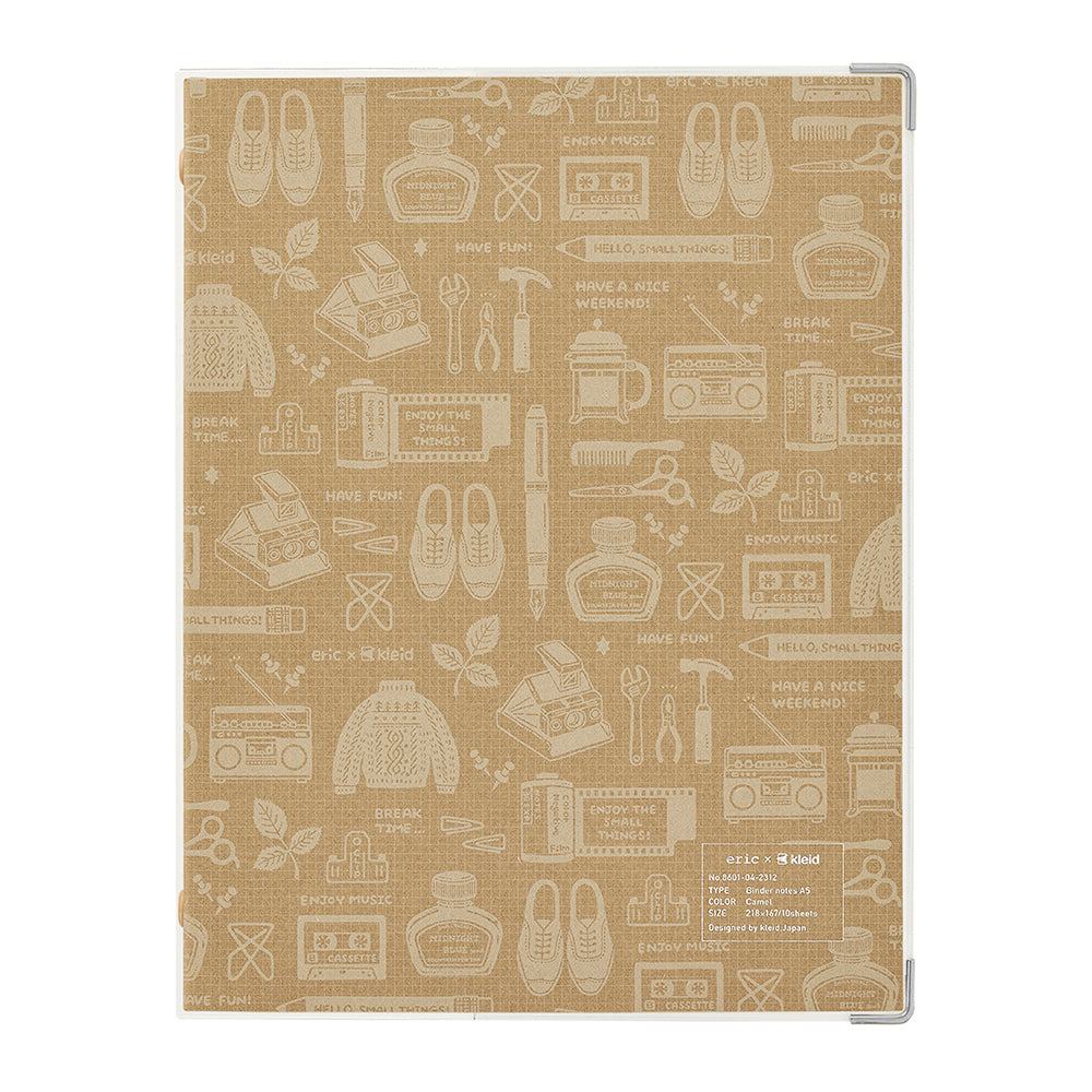 Kleid x eric binder notes A5 - Camel - Default Title by Techo Treats Stationery
