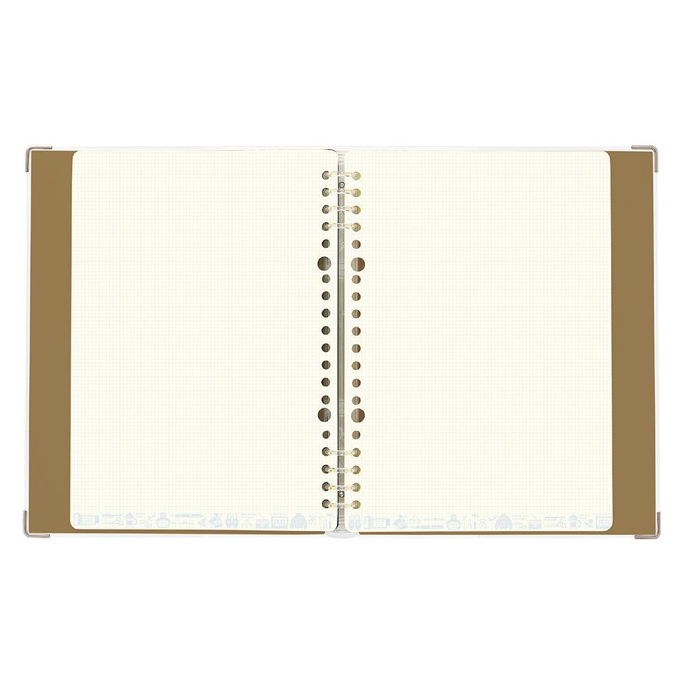 Kleid x eric binder notes A5 - Camel - Techo Treats
