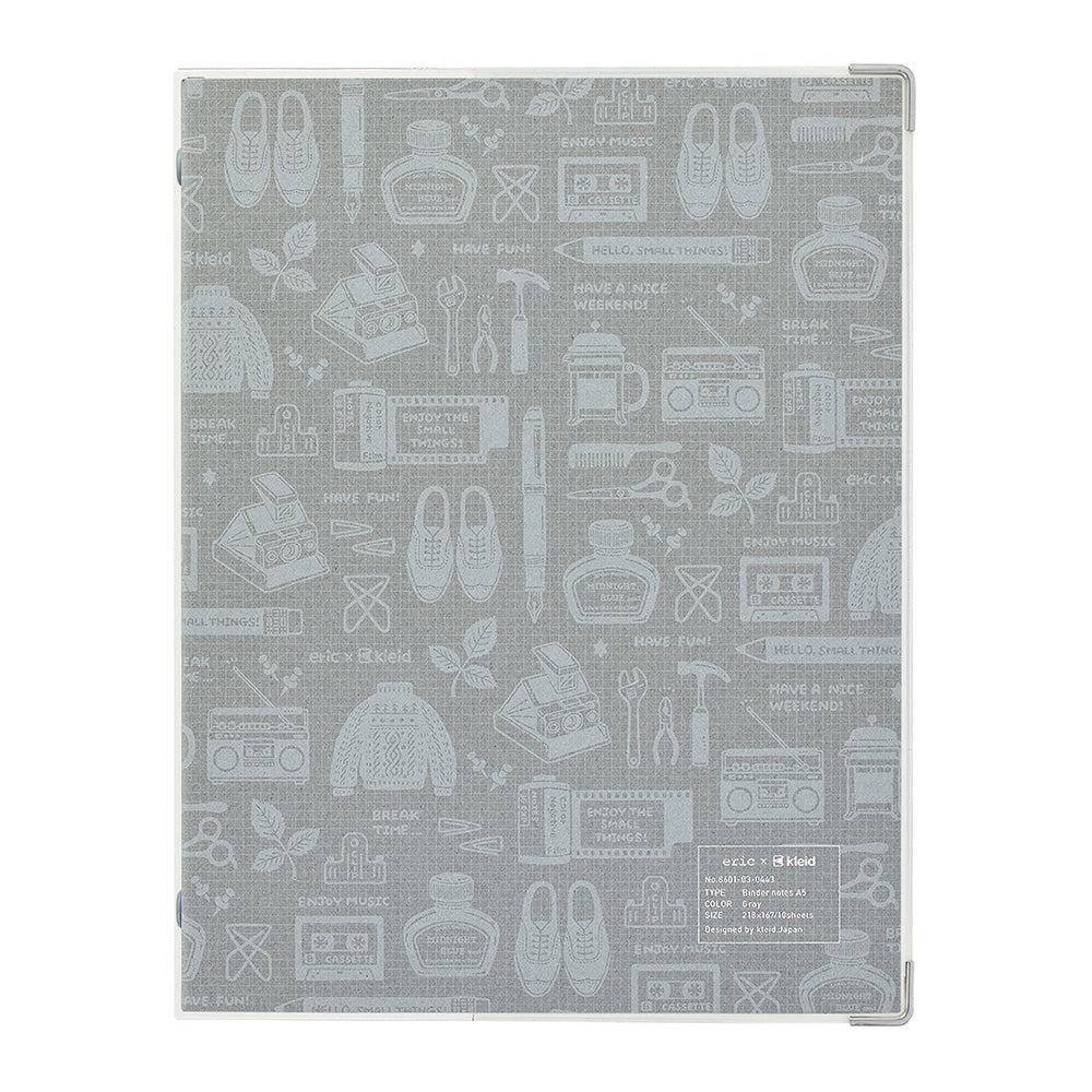 Kleid x eric binder notes A5 - Gray - Default Title by Techo Treats Stationery