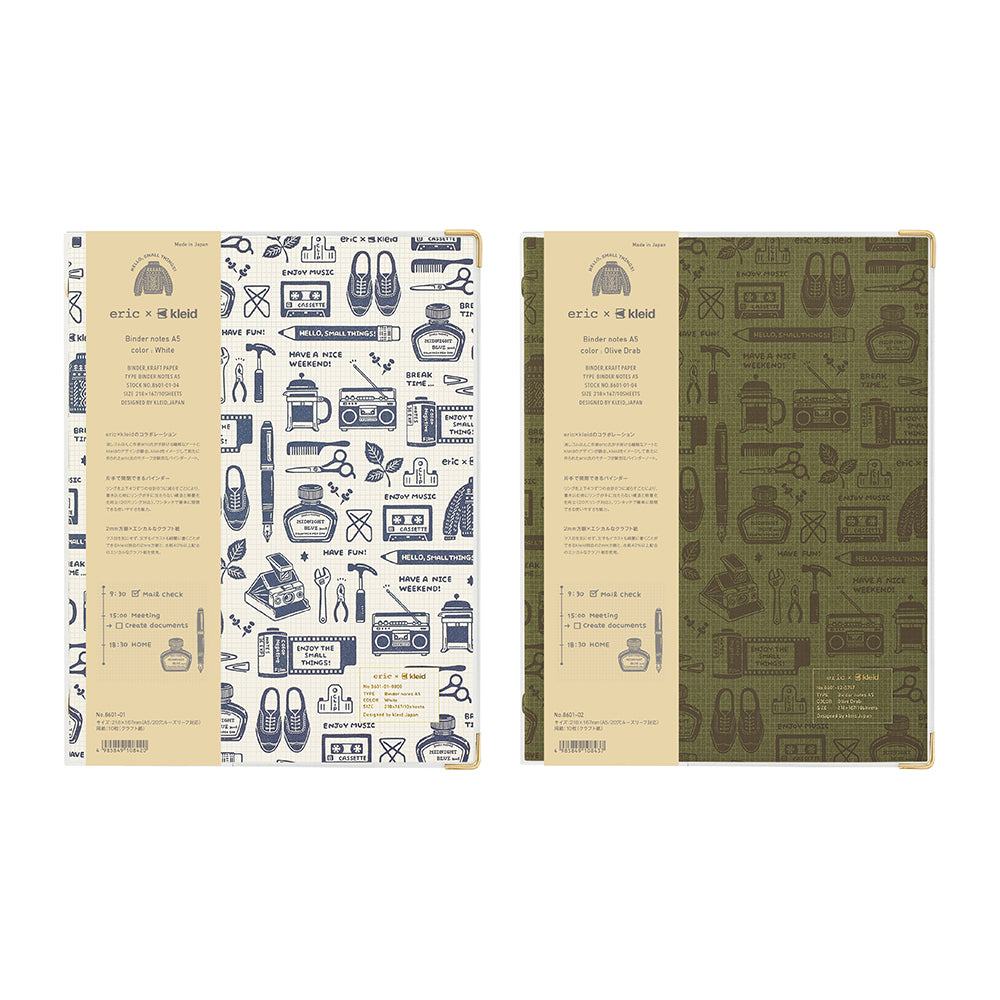 Kleid x eric binder notes A5 - Gray - Default Title by Techo Treats Stationery