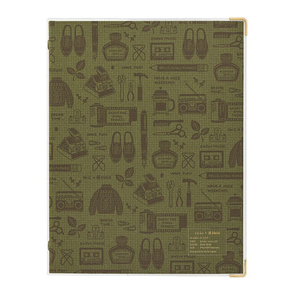 Kleid x eric binder notes A5 - Olive Drab - Default Title by Techo Treats Stationery