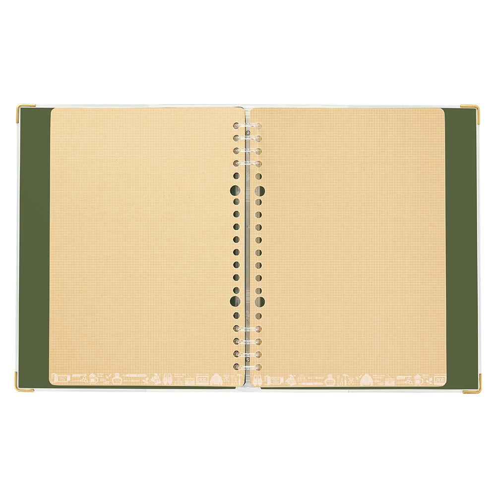 Kleid x eric binder notes A5 - Olive Drab - Techo Treats