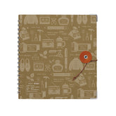 Kleid x eric String-tie Notebook - Camel - Default Title by Techo Treats Stationery