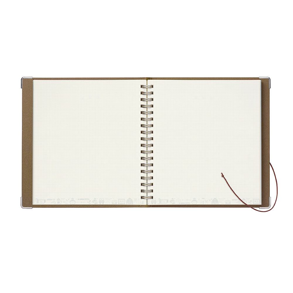 Kleid x eric String-tie Notebook - Camel - Default Title by Techo Treats Stationery