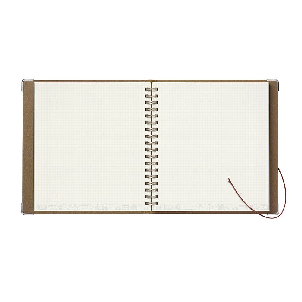 Kleid x eric String-tie Notebook - Camel - Techo Treats