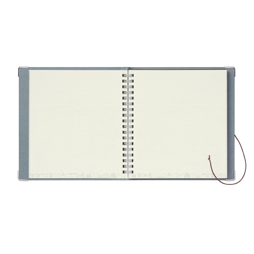 Kleid x eric String-tie Notebook - Gray - Default Title by Techo Treats Stationery