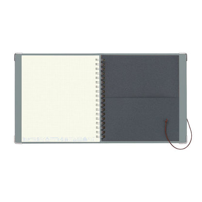 Kleid x eric String-tie Notebook - Gray - Default Title by Techo Treats Stationery