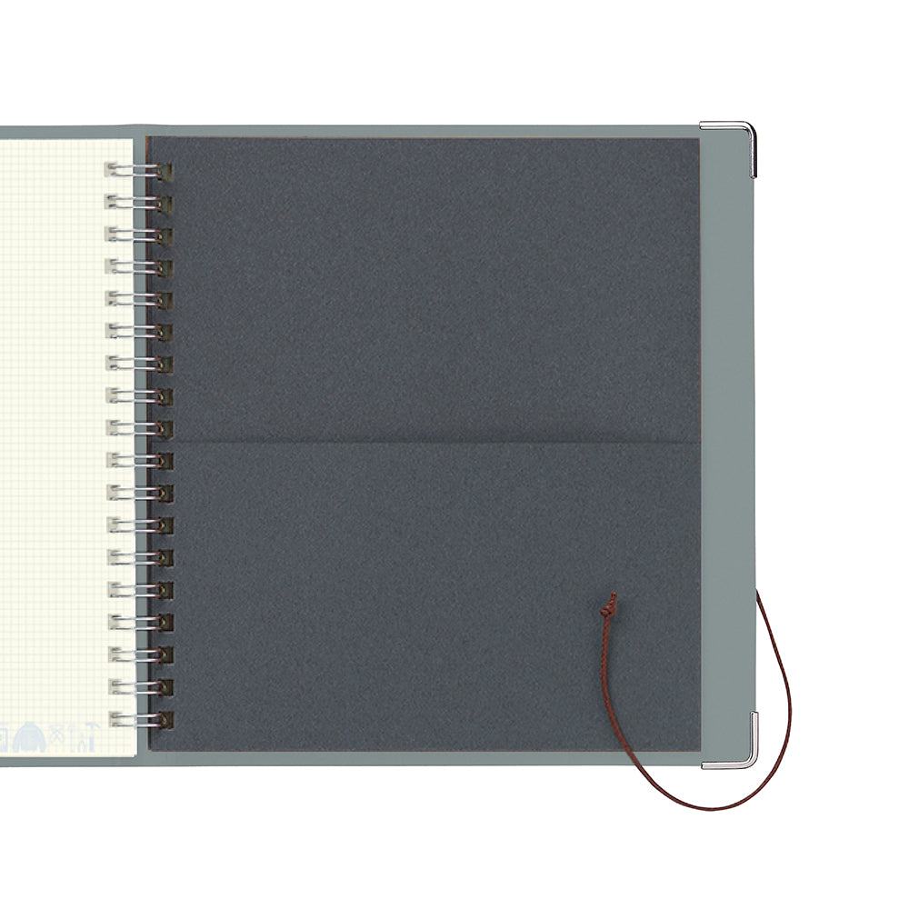 Kleid x eric String-tie Notebook - Gray - Default Title by Techo Treats Stationery