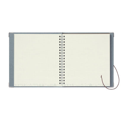 Kleid x eric String-tie Notebook - Gray - Techo Treats