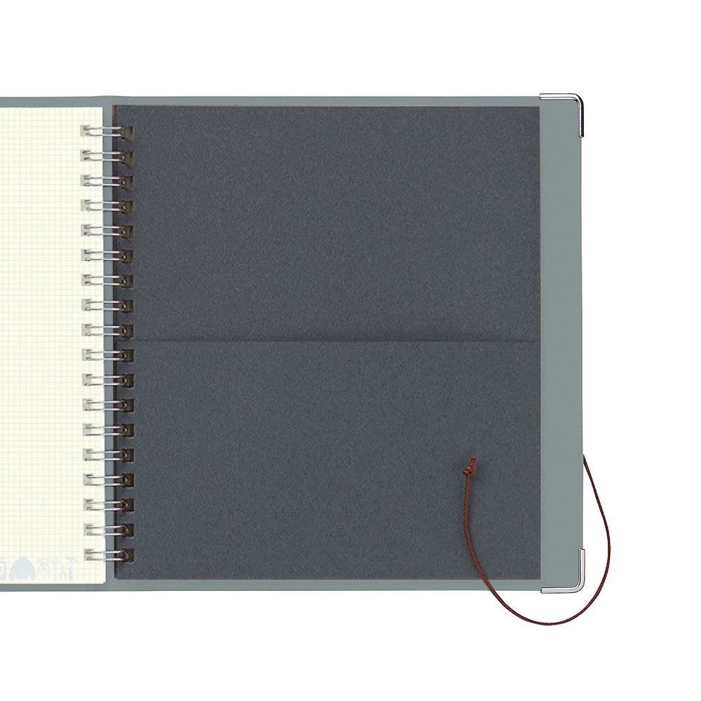 Kleid x eric String-tie Notebook - Gray - Techo Treats