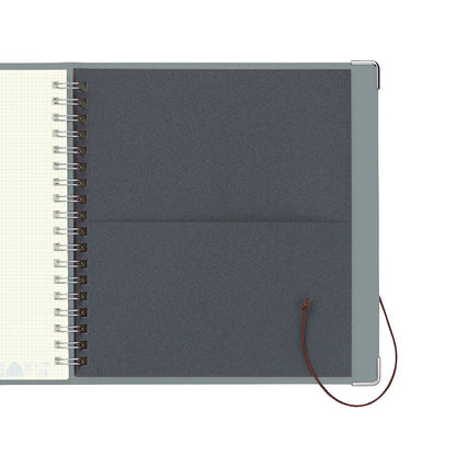 Kleid x eric String-tie Notebook - Gray - Techo Treats