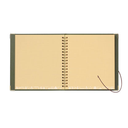Kleid x eric String-tie Notebook - Olive Drab - Default Title by Techo Treats Stationery