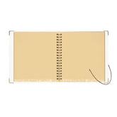 Kleid x eric String-tie Notebook - White - Default Title by Techo Treats Stationery