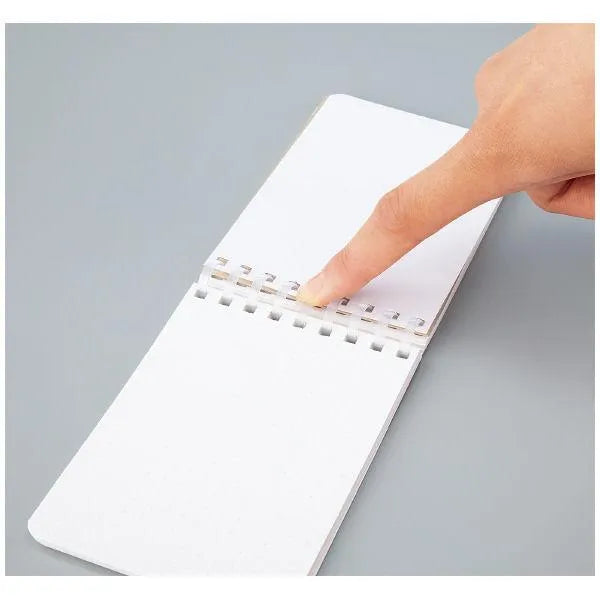 KOKUYO Soft Ring A7 Memo (Dot Grid) - Transparent - Default Title by Techo Treats Stationery