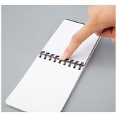 KOKUYO Soft Ring A7 Memo (Grid) - Black - Default Title by Techo Treats Stationery