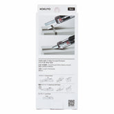 KOKUYO TRANSPARENT MECHANISM Series 2-Way Compact Scissors HAKO-AKE - Black - Default Title by Techo Treats Stationery