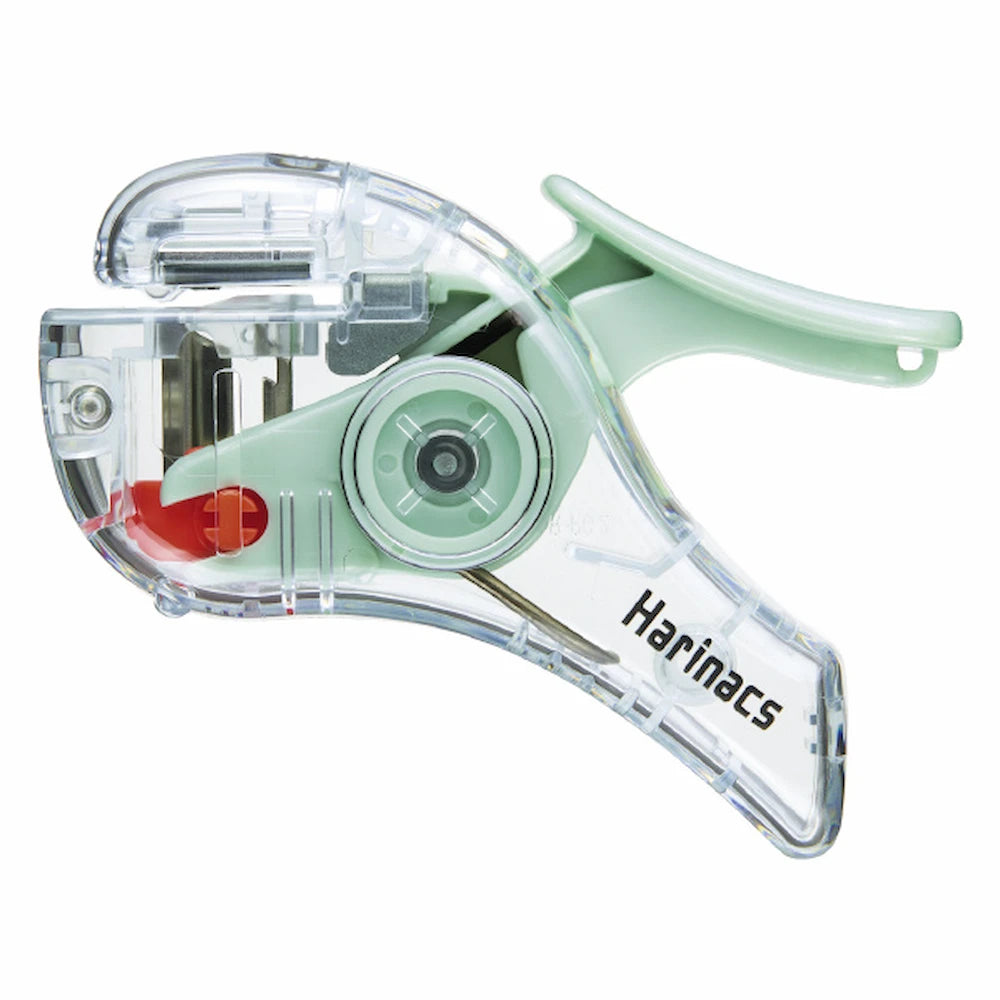 KOKUYO TRANSPARENT MECHANISM Series Stapleless Stapler Harinacs - Green - Default Title by Techo Treats Stationery