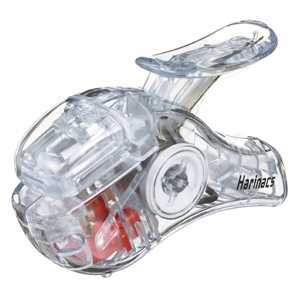 KOKUYO TRANSPARENT MECHANISM Series Stapleless Stapler Harinacs - White - Default Title by Techo Treats Stationery