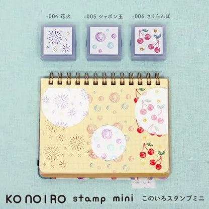 KONOIRO Paintable Penetrating Stamp Mini - Soap Bubble - Kodomo no Kao - Default Title by Techo Treats Stationery