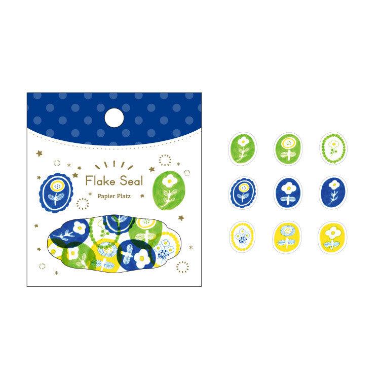 Kurogoma Flake Seal - Flower - Papier Platz - Default Title by Techo Treats Stationery