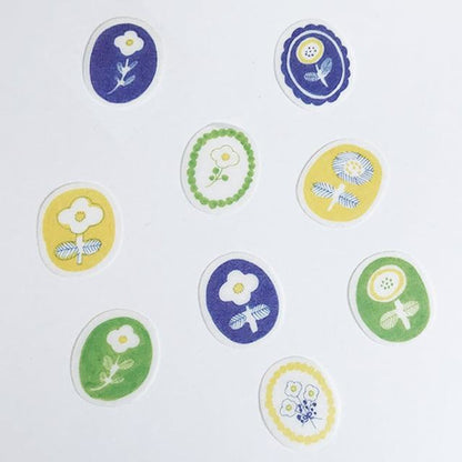 Kurogoma Flake Seal - Flower - Papier Platz - Default Title by Techo Treats Stationery