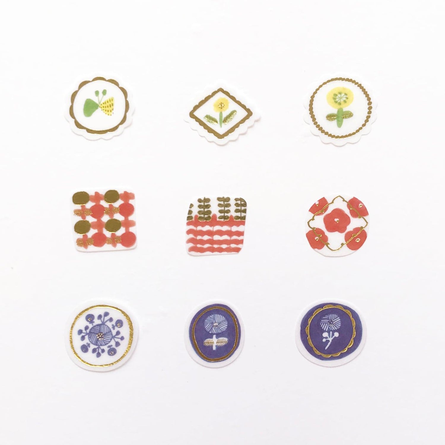 Kurogoma Flake Stickers - Northern Europe - Techo Treats