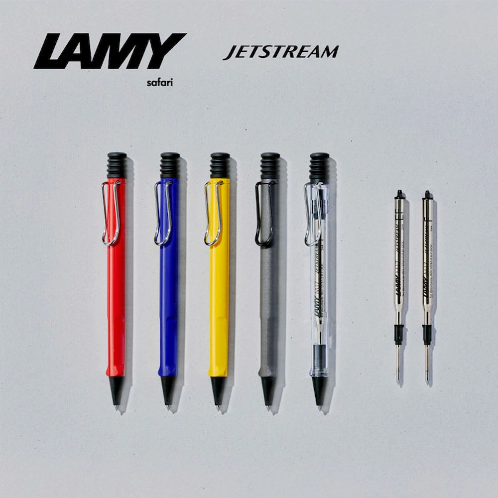 LAMY x uni Safari JETSTREAM Inside Ballpoint Pen 0.7mm (2 colors) - Vista by Techo Treats Stationery