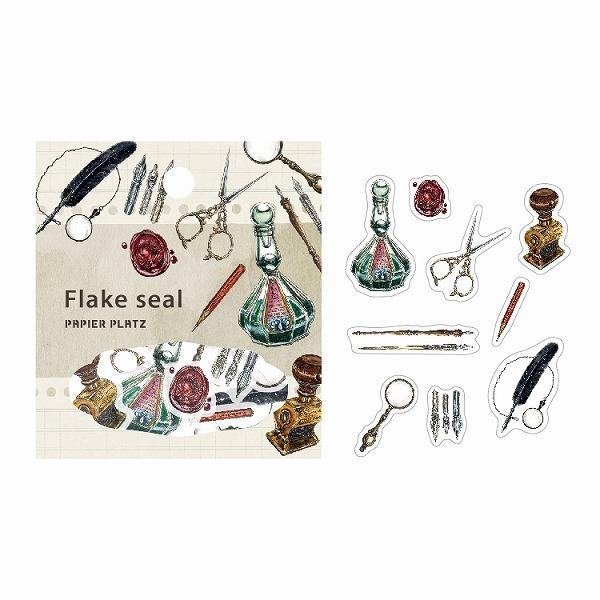 LCN Flake Seal - Antique Stationery - Papier Platz - Default Title by Techo Treats Stationery