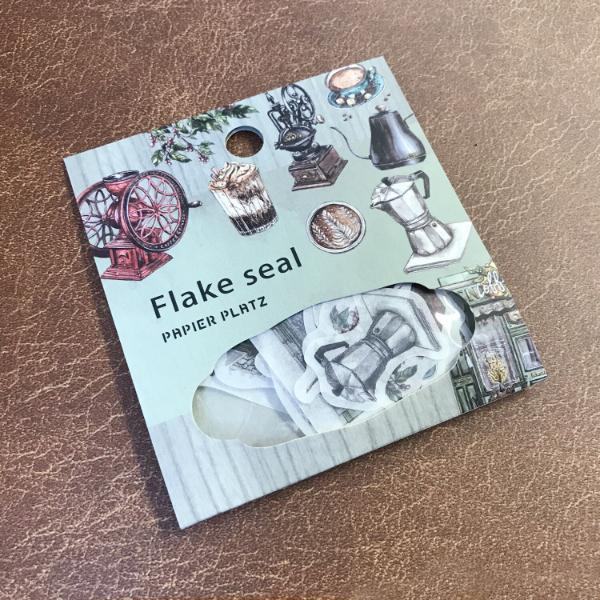LCN Flake Seal - Coffee Shop - Papier Platz - Default Title by Techo Treats Stationery