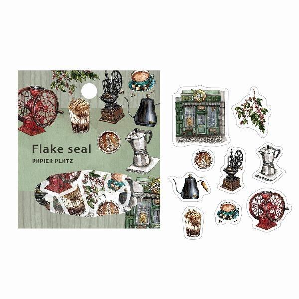 LCN Flake Seal - Coffee Shop - Papier Platz - Default Title by Techo Treats Stationery