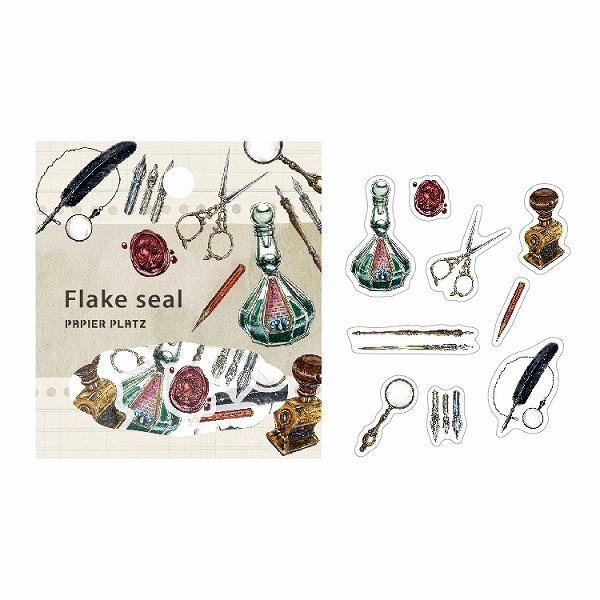 LCN Flake Stickers - Antique Stationery - Techo Treats