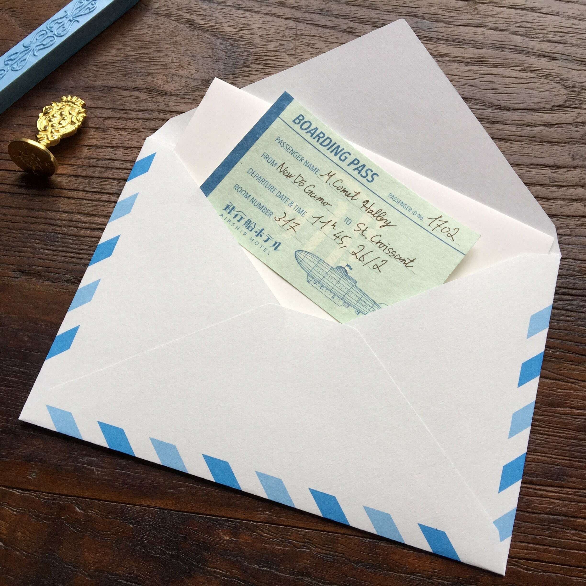 LIFE Kyupodo Airship Hotel Letter Pad - Default Title by Techo Treats Stationery