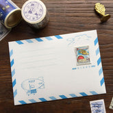 LIFE Kyupodo Airship Mail Envelope - Default Title by Techo Treats Stationery