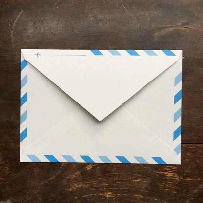 LIFE Kyupodo Airship Mail Envelope - Default Title by Techo Treats Stationery