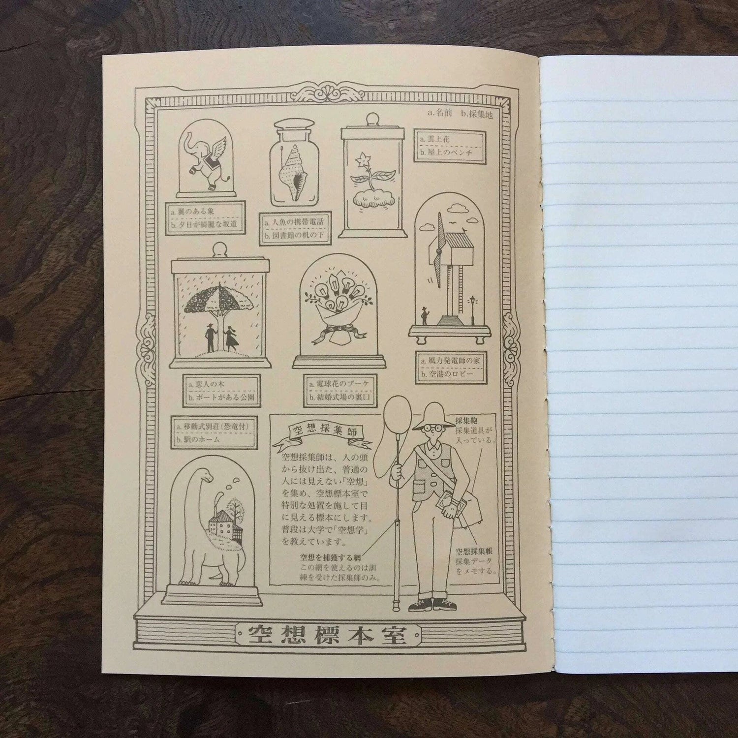LIFE Kyupodo Fantasy Collection Notebook A5 - Brown - Default Title by Techo Treats Stationery