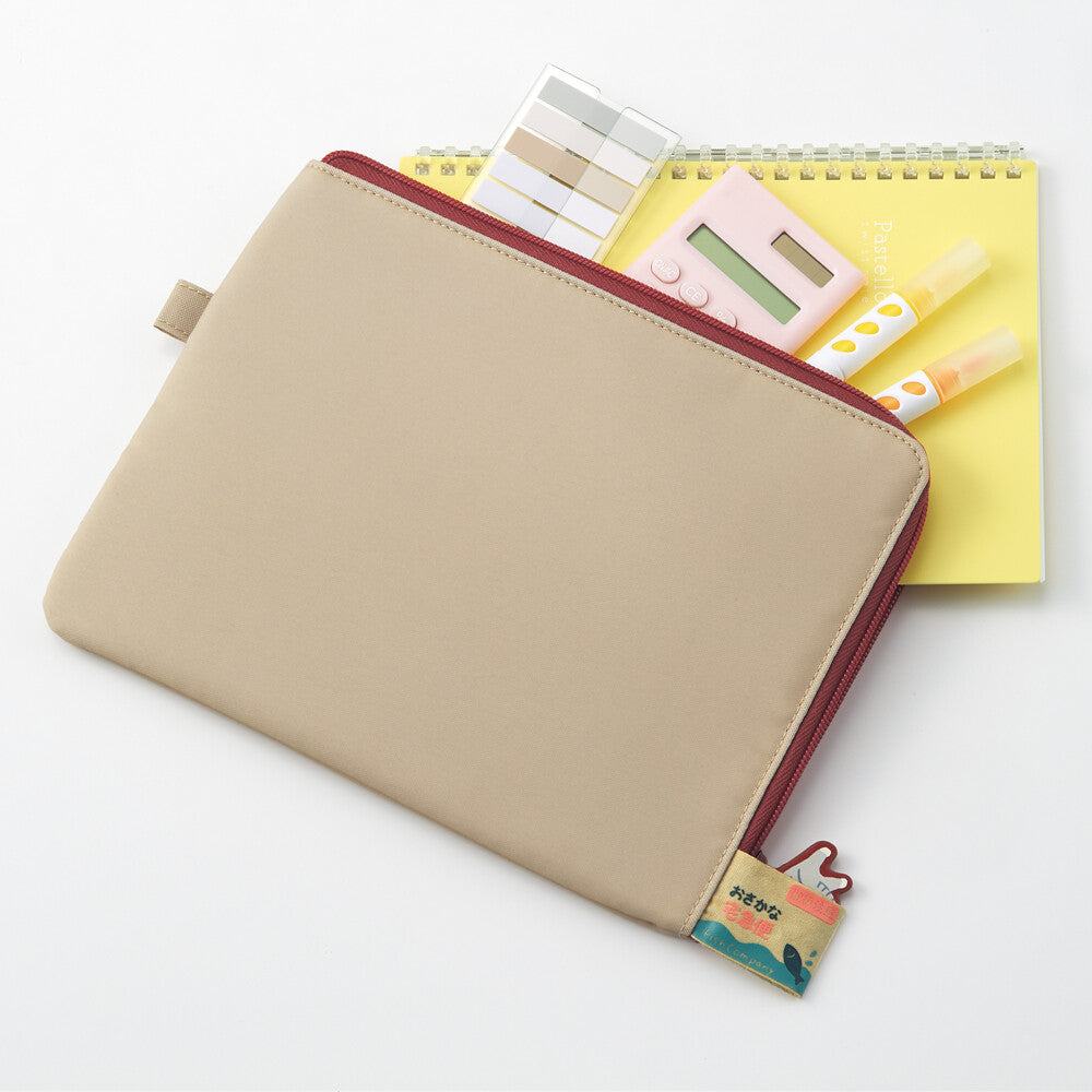 LIHIT LAB A5 Flat Pouch - Pistachio Green - Cat&
