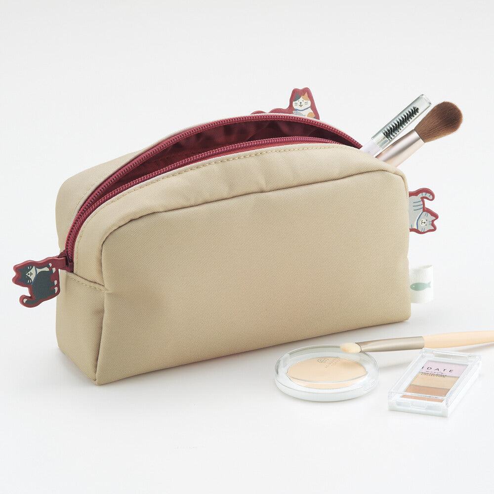 LIHIT LAB Box Pen Pouch (L) - Charcoal Black - Cat&