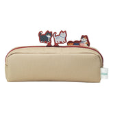 LIHIT LAB Box Pen Pouch (S) - Biscuit Beige - Cat&