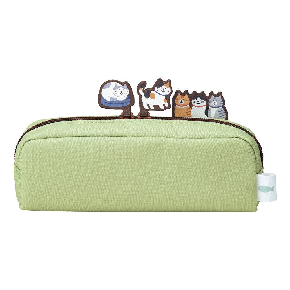 LIHIT LAB Box Pen Pouch (S) - Pistachio Green - Cat&