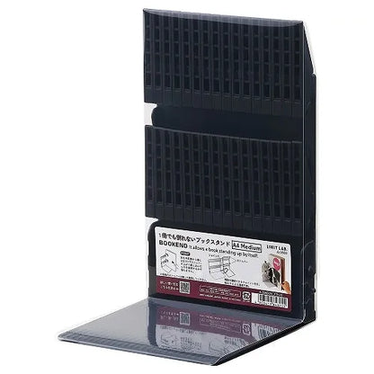 LIHIT LAB Firm Bookend - A4 Medium Size (2 colors) - White by Techo Treats Stationery