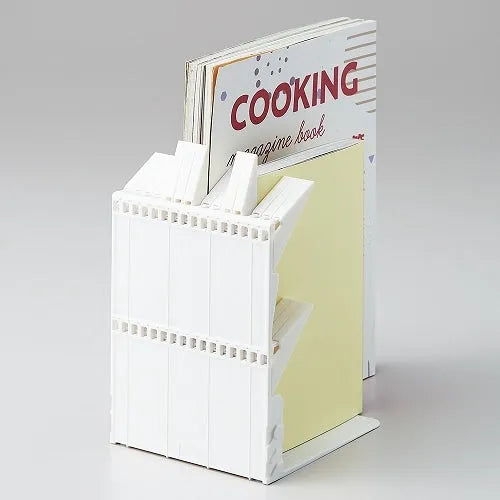 LIHIT LAB Firm Bookend - A4 Medium Size (2 colors) - White by Techo Treats Stationery