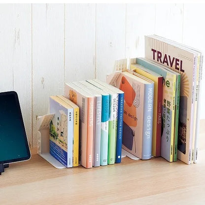 LIHIT LAB Firm Bookend - A4 Medium Size (2 colors) - White by Techo Treats Stationery