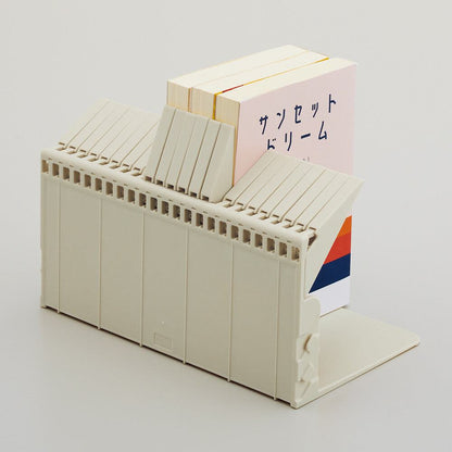 LIHIT LAB Firm Bookend - A5 Large Size (3 colors) - Ivory by Techo Treats Stationery