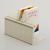 LIHIT LAB Firm Bookend - A5 Large Size (3 colors) - Ivory by Techo Treats Stationery