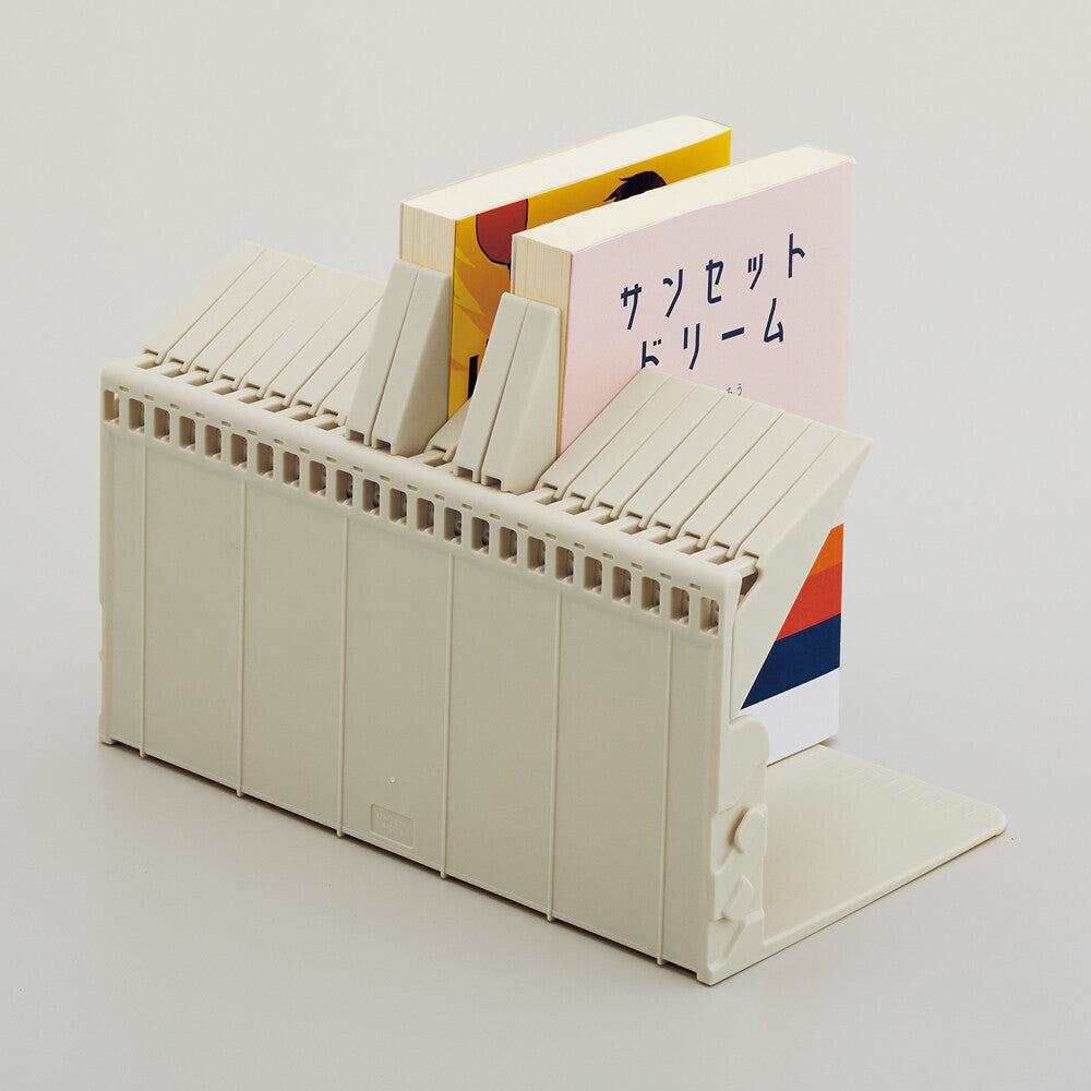 LIHIT LAB Firm Bookend - A5 Large Size (3 colors) - Ivory by Techo Treats Stationery