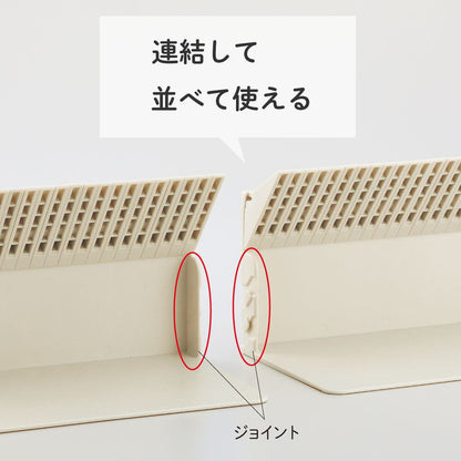 LIHIT LAB Firm Bookend - A5 Large Size (3 colors) - Ivory by Techo Treats Stationery