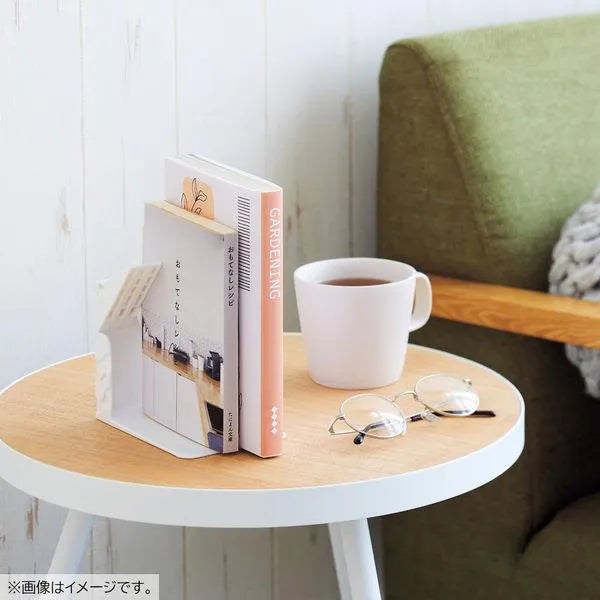 LIHIT LAB Firm Bookend - A5 Mini Size (2 colors) - White by Techo Treats Stationery