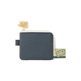 LIHIT LAB Flat Card Pouch - Charcoal Black - Cat&